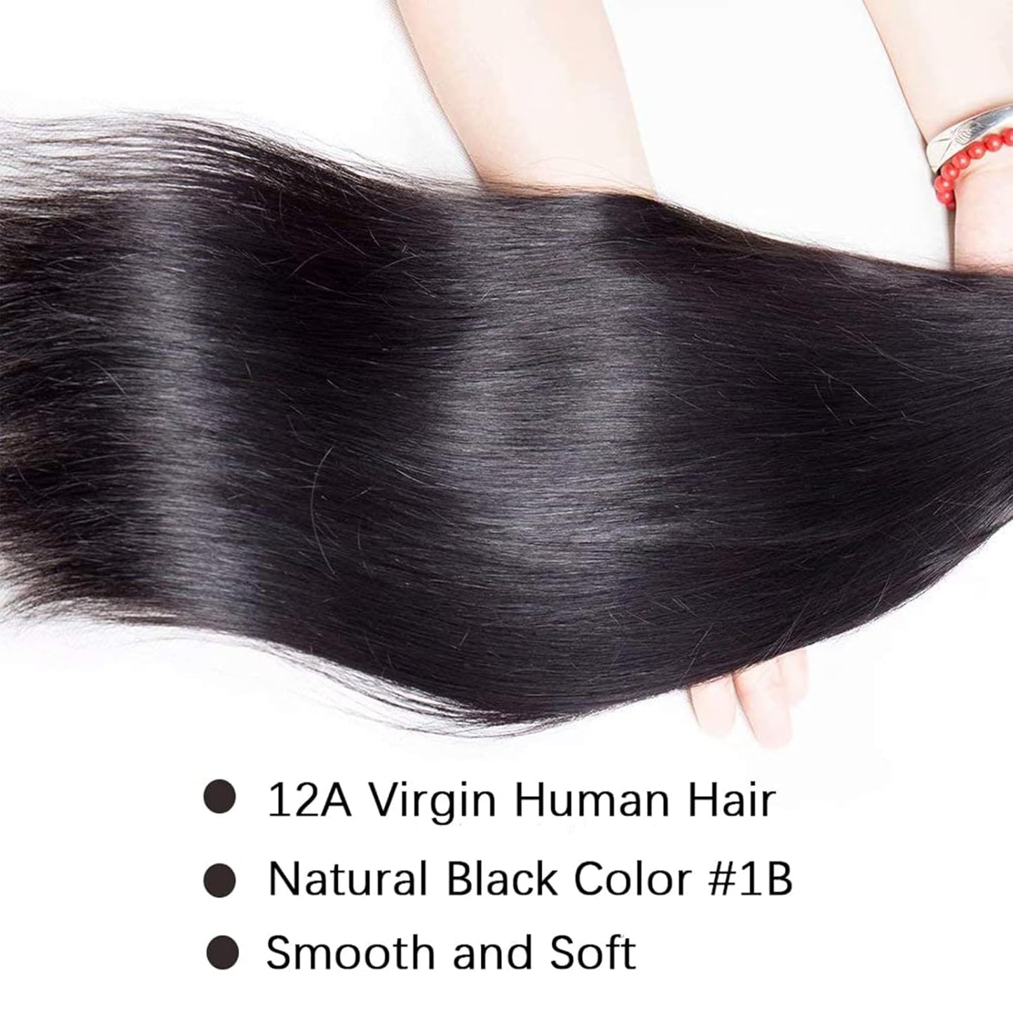 Human Hair Bundles Straight 38 Inch