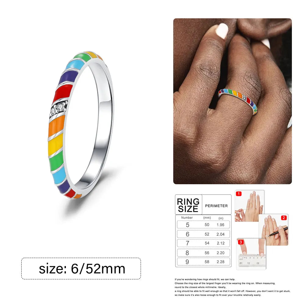 2025 Hot 925 Sterling Silver Rainbow Pride Month Charm Pendant Heart Bead Unlimited Fit Original Bracelet for Women Jewelry Gift