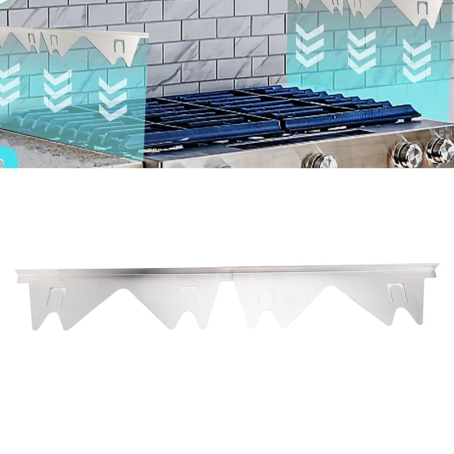 Stainless Steel Stove Gap Cover 2 Pairs Adjustable Inch Multi Kitchen Gap Filler Counter Cover Easy Clean Silver Home