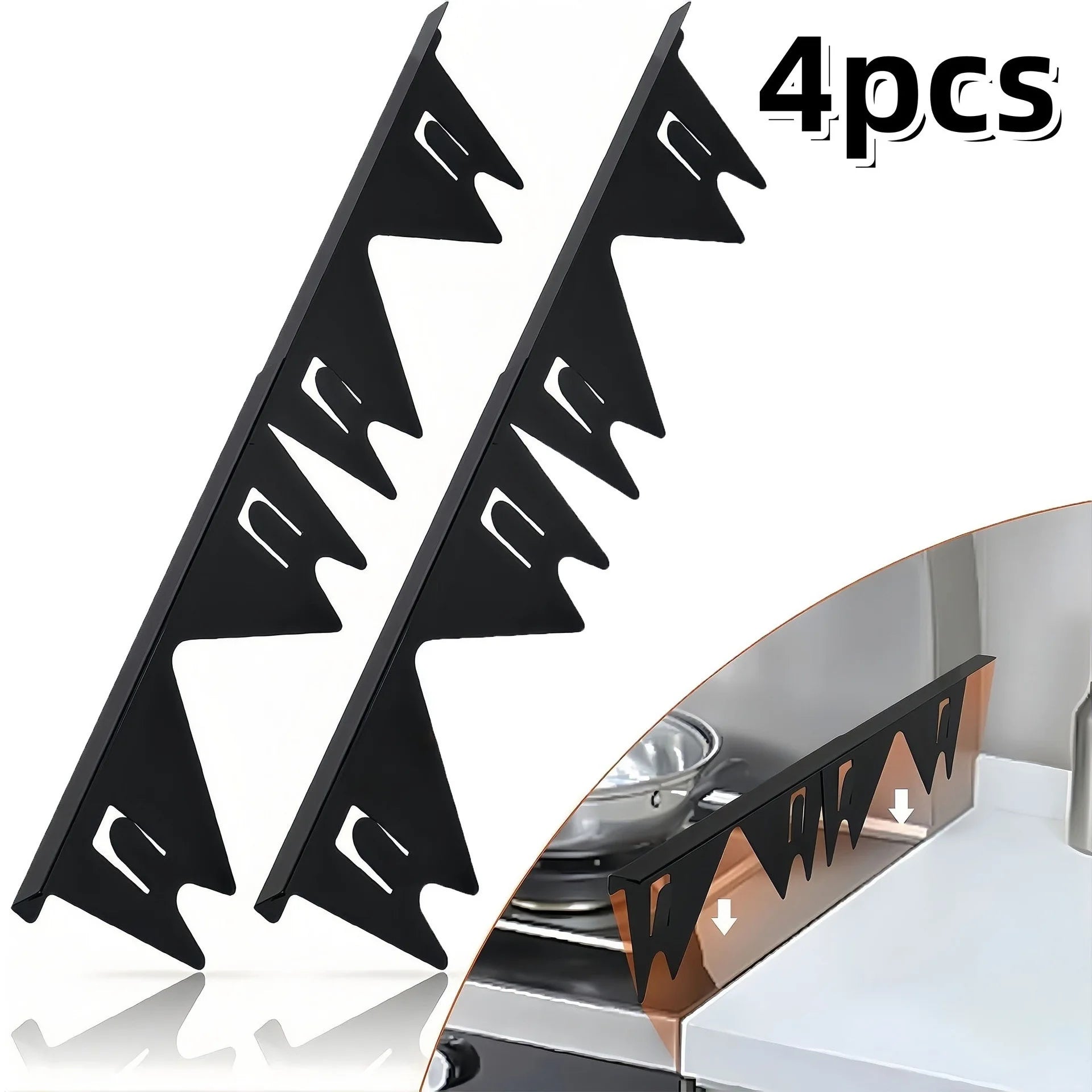 Stainless Steel Stove Gap Cover 2 Pairs Adjustable Inch Multi Kitchen Gap Filler Counter Cover Easy Clean Silver Home
