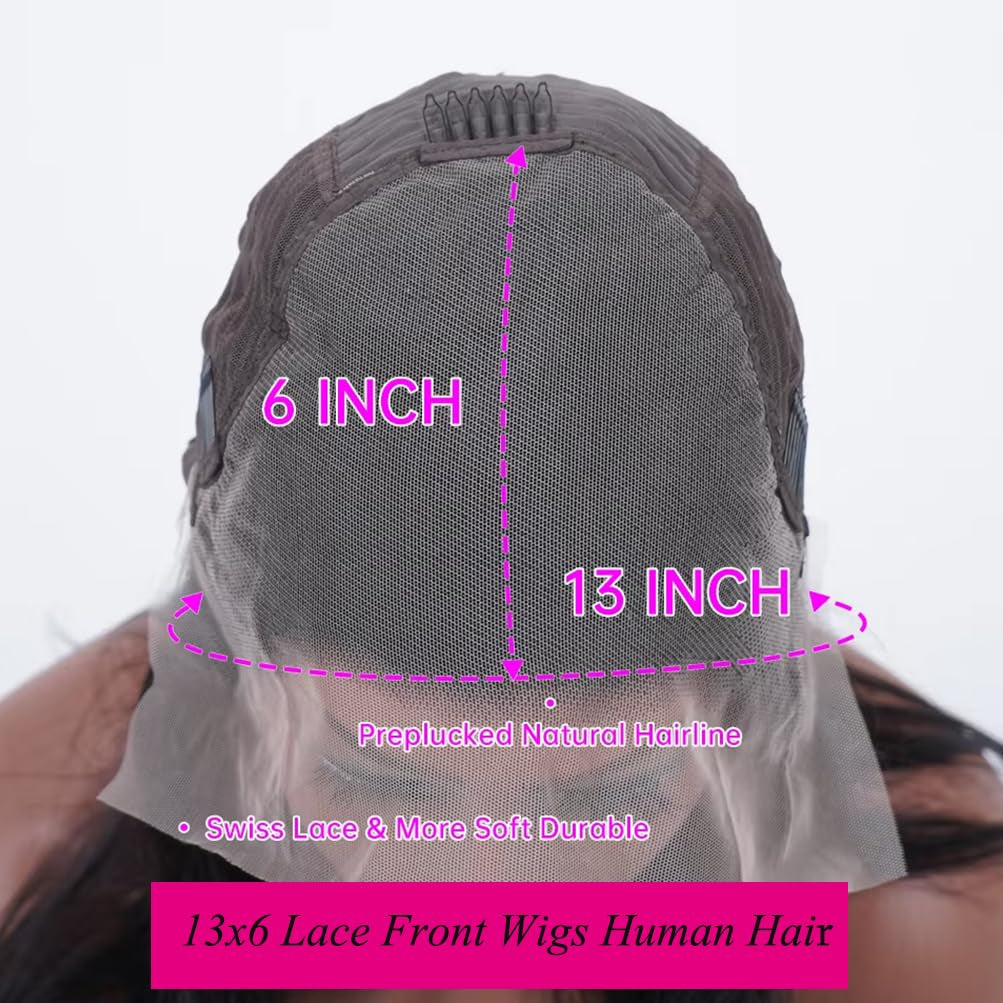 Highlight Honey Blonde Deep Wave Lace Front Wig 13×6 Ombre P4/27 Highlight Colored Lace Front Wigs Human Hair Pre Plucked Bleached Knots 200% Density (13X6 Honey Deep, 20 Inch)