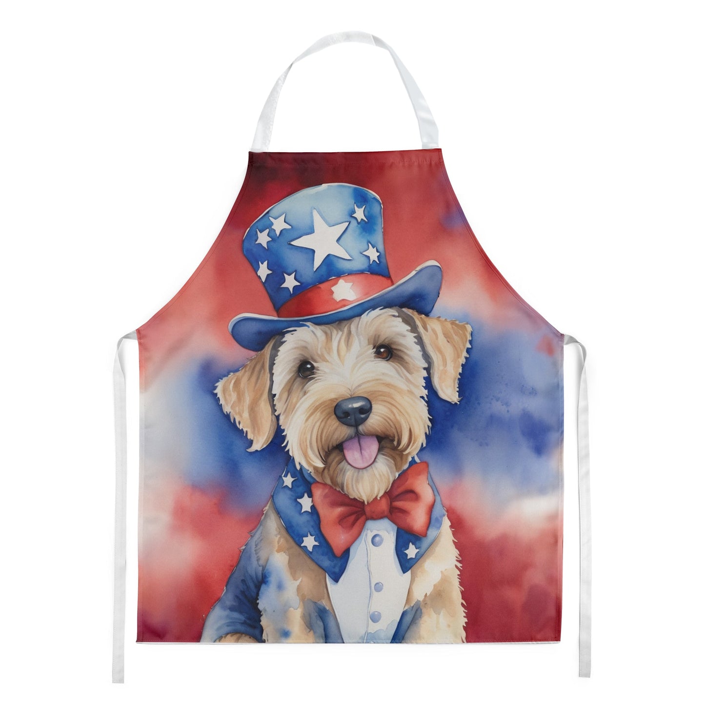 Wheaten Terrier Patriotic American Apron
