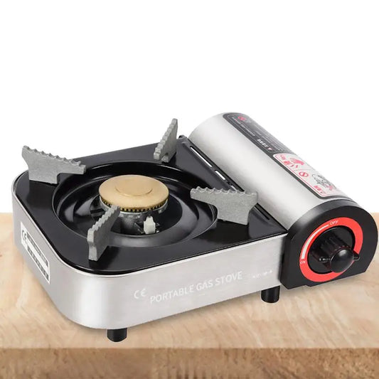Camping Stove with Electronic Ignition Grey
