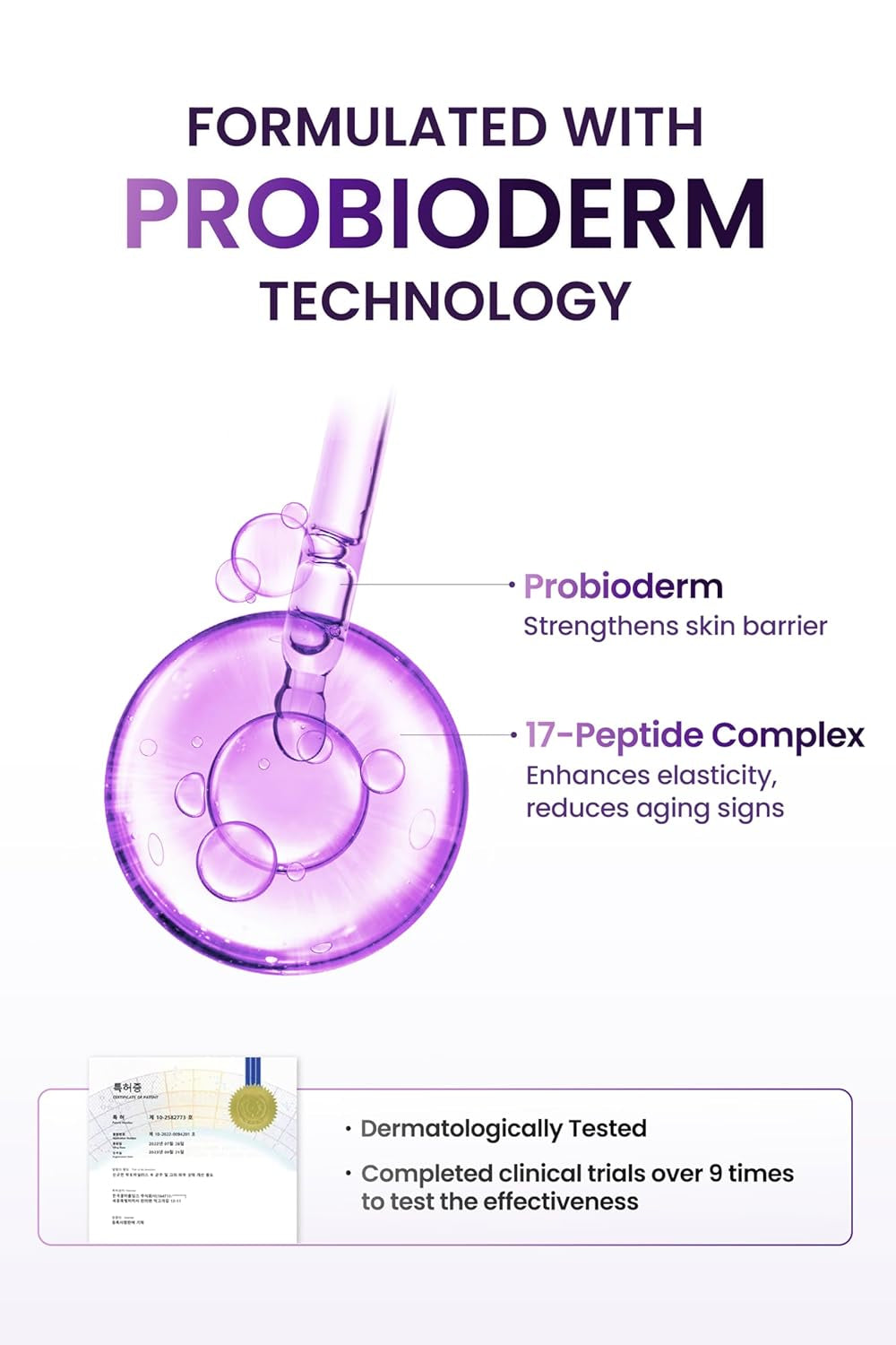 Probioderm 3D Lifting Travel Size Skin Care Kit | Korean Skincare Set for Firming & Hydration, with Ampoule, Face Moisturizer & Serum Spray | Mini Travel Essentials & Gift Set for Women