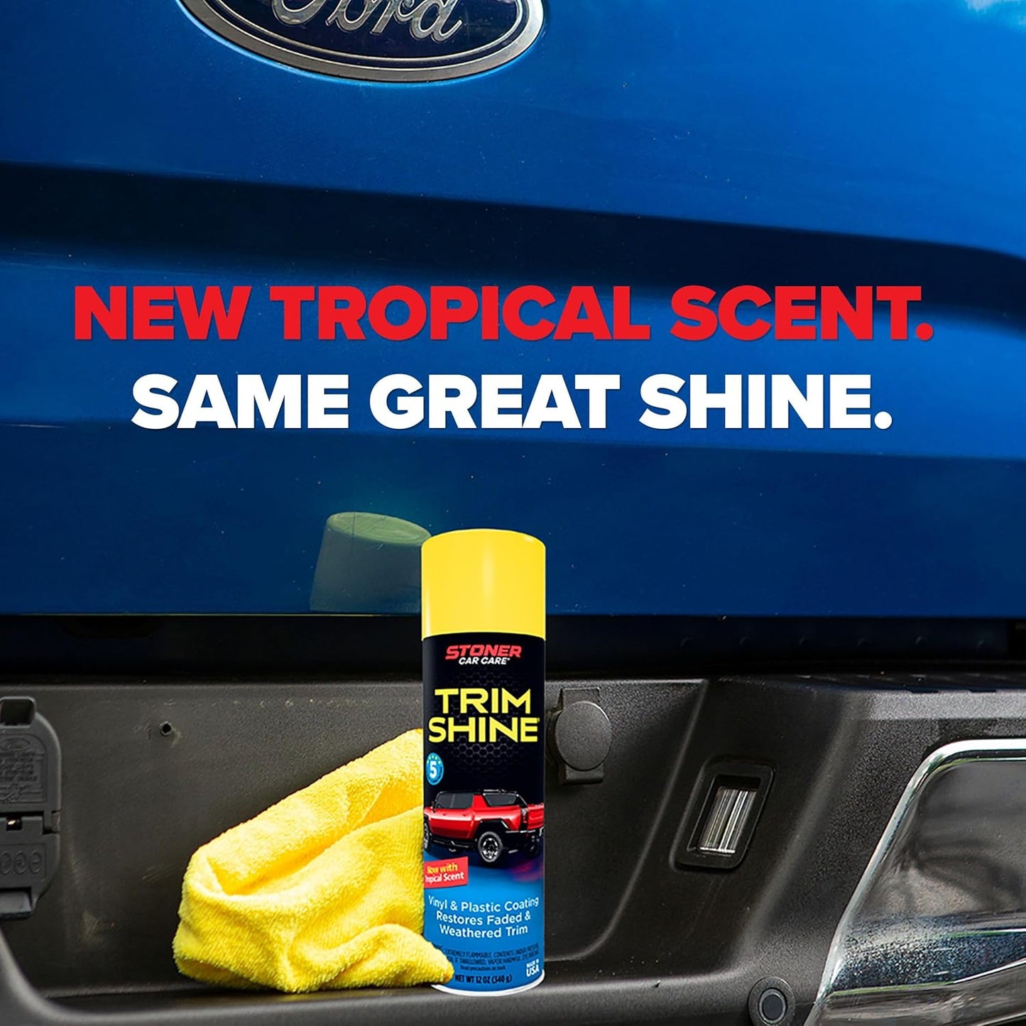 91034-12PK Trim Shine – Black Trim and Plastic Restorer for Cars – Vinyl and Plastic Trim Protectant Coating for Interior and Exterior Use – Fast-Drying No Sling – 12 Oz (Pack of 12)