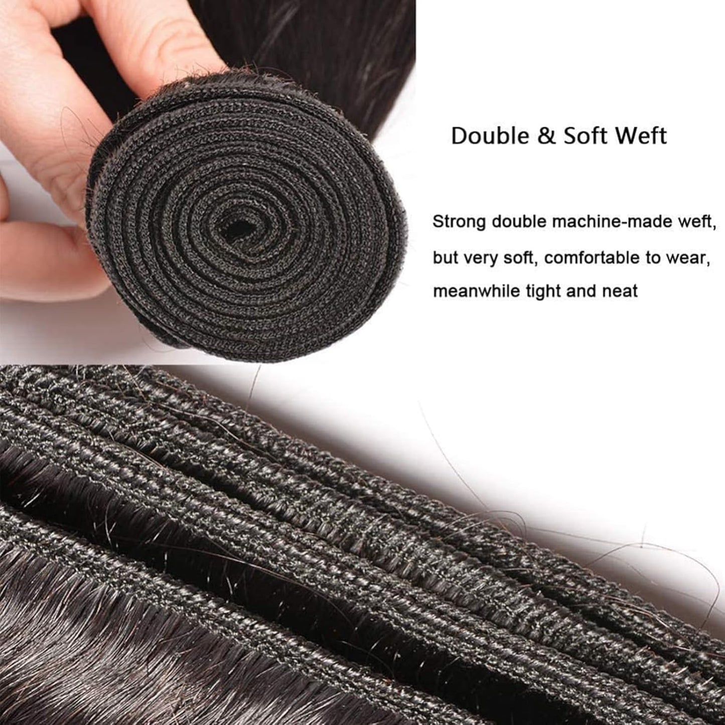 Human Hair Bundles Straight 38 Inch