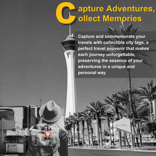 Smart Bag Security Tag - Las Vegas [Pack 2]